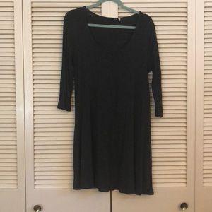 Urban Outfitters Dark Gray Swing Dress